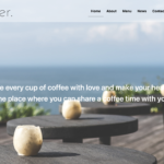 akidesignのサンプルホームページ制作画像 cafemeer.